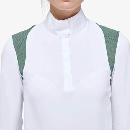 JERSEY L/S SHIRT W/ PERFORATED INSERT 015J