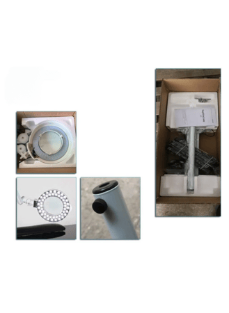 عدسة مكبرة مع ستاند خمس عجلات واضائة ليد Lighting Magnifying LED Lamp(5Wheels) Rolling Stand