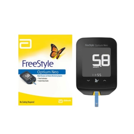 جهاز قياس السكر فري ستايل اوبتيوم نيو متجر لانا ميديكال