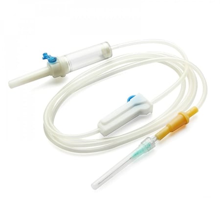 جهاز اعطاء المحاليل Disposable infusion Set