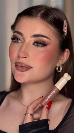 هارتس احمر شفاه سائل مطفي روز بيج 004