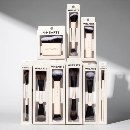 هارتس فرشاة الأساس وأحمر الخدود B007