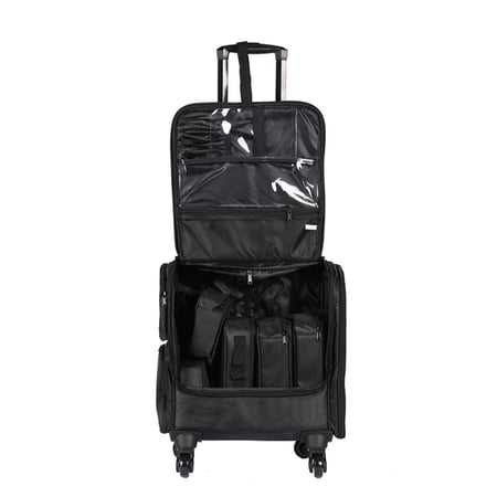 هارتس شنطة مكياج بعجلات احترافية مع باوتشات داخلية قابلة للفصل - 4228