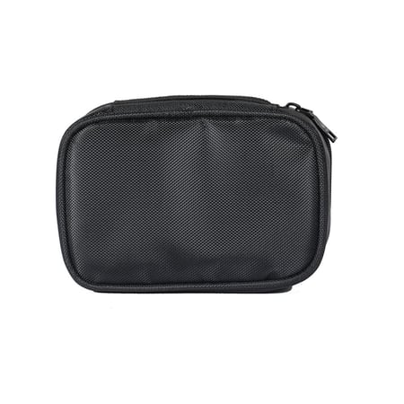 هارتس شنطة مكياج شفافة سوداء عملية-مقاس s