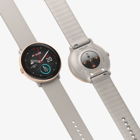 بولار – ساعة اللياقة البدنية ايغنايت 3 باللون الرملي الجريجي S-L