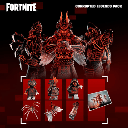 حزمة الأساطير التالفة فورت نايت