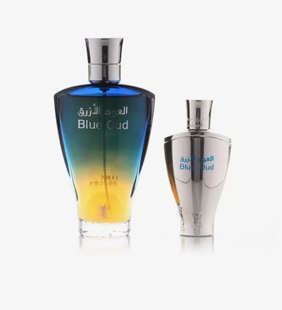 عطر العود الأزرق برائحة جذابة وغامضة مع نفحات خشب العود