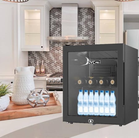 ثلاجة ذكية صغيرة من GVC PRO - سعة 50 لتر GVRG75