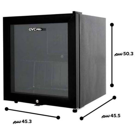 ثلاجة ذكية صغيرة من GVC PRO - سعة 50 لتر GVRG75