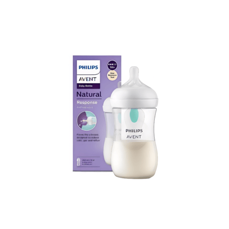 أفنت ناتشورال ريسبونس رضاعة أطفال مع فتحة مضاد للمغص 260 مل