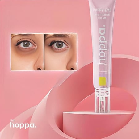 كريم لتفتيح وتخفيف انتفاخ تحت العين من ذا هوبا - 15 مل