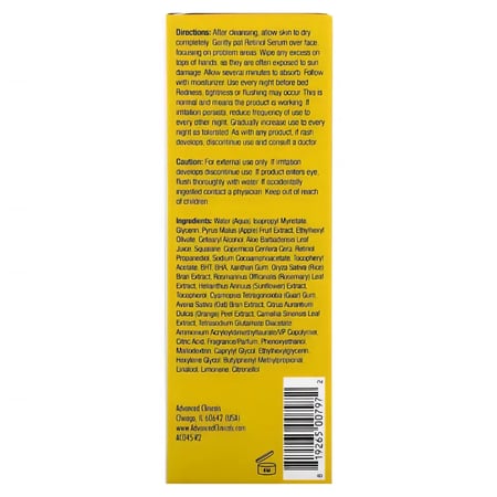 منتجات ادفانسد كلينيكالز الاصلية للعناية بعلامات التقدم بالسن