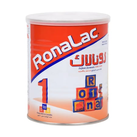 عبوة رونالاك حليب أطفال للرضع رقم 1 حجم 1700 جرام.