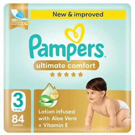 حفايض بامبرز مقاس 3 راحة متكاملة لمنع التسرب