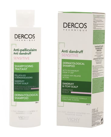 فيشي ديركوس شامبو منقي ومطهر ضد القشرة للفروة الحساسة - 200 مل