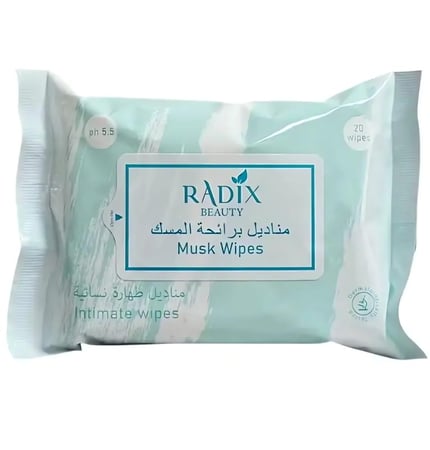 مناديل مسك الطهارة النسائية للعناية اليومية