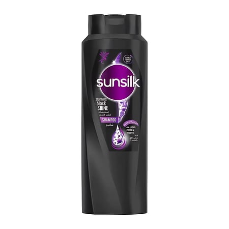 صانسيلك شامبو لمعان ساحر للشعر الأسود 700 مل