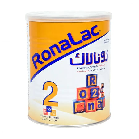 حليب رونالاك 2 لدعم التطور الذهني والجسدي للرضع