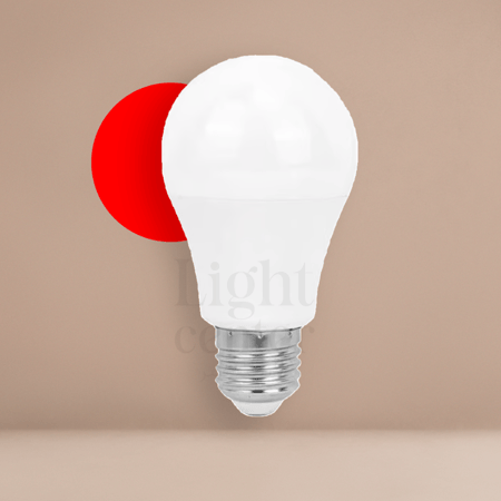 E27 لمبة كروي - W12 - أحمر