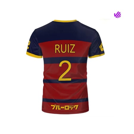 تيشيرت انمي بلو لوك الاحمر