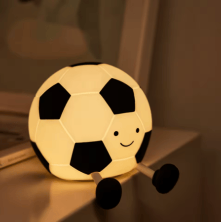 مصباح LED سيليكون بشكل كرة قدم