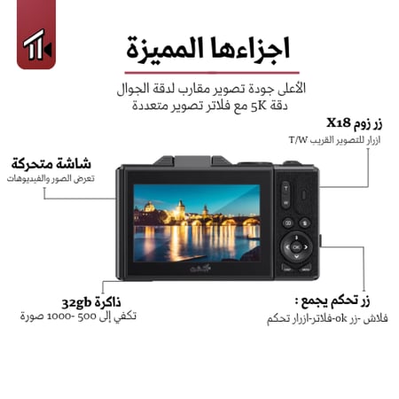 بكج كاميرة لينس-5k lens
