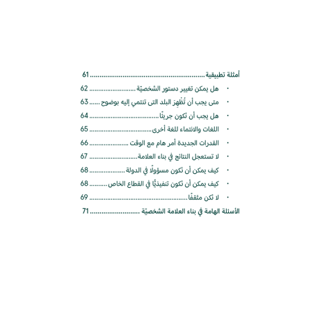 بناء العلامة الشخصية