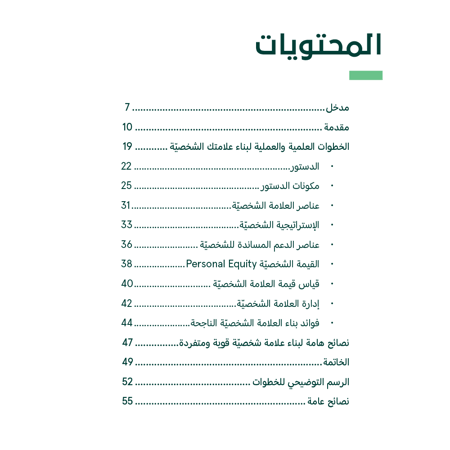 بناء العلامة الشخصية