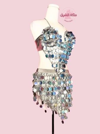 باقة الملكة شاكيرا الخطيرة (فضي) (٣ قطع)