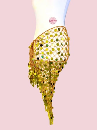 احصلي على حزام رقص حياكة يدوية فخم - احزمة رقص شرقي