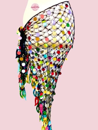 احصلي على حزام رقص ملون لإطلالة نابضة - احزمة رقص