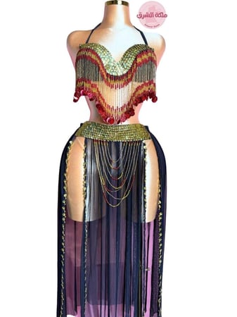 بدلة رقص ملكة الليل (أسود)