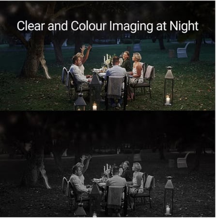 LC3 كاميرا ايزفيز ذكية للأمان على الحائط مع إضاءة