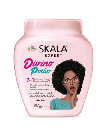 كريم معالج اكسبرت للشعر بخلاصة الكولاجين والكراتين النباتي من سكالا , 1000 جرام