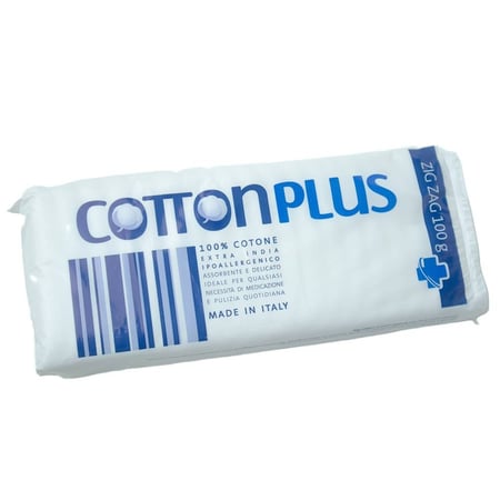 قطن ايطالي طبي 100جم Cotton Plus