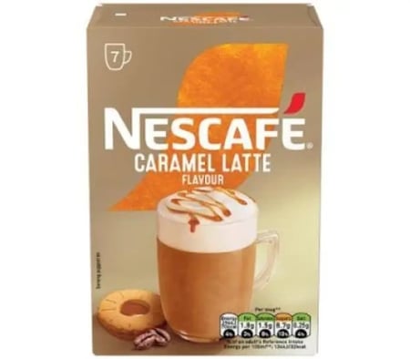 نسكافيه اظرف لاتيه كراميل 7 اظرف