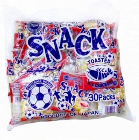 كيس شيبس سناك ياباني 30 حبه 18 جرام