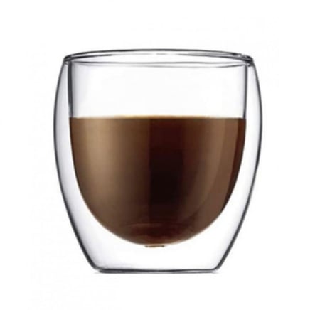 كوب زجاجي دبل 150 مل
