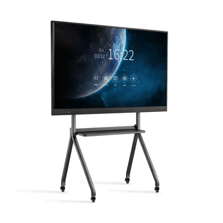 حامل شاشة تفاعلية 11ZJ-14 متنقل متين مع دوران 360 درجة للشاشات من 55 إلى 110 بوصة LED وLCD
