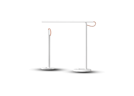 2 مصباح مكتبي شاومي Mi LED Desk Lamp 1S (MUE4105GL) - مجموعة مكونة من 2 مصباح ذكي بخاصية الإضاءة الخالية من الوميض، تحكم بالسطوع والصوت والتطبيق، أبيض