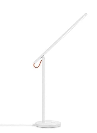 2 مصباح مكتبي شاومي Mi LED Desk Lamp 1S (MUE4105GL) - مجموعة مكونة من 2 مصباح ذكي بخاصية الإضاءة الخالية من الوميض، تحكم بالسطوع والصوت والتطبيق، أبيض
