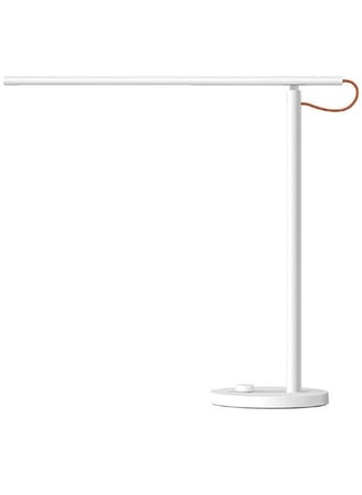 2 مصباح مكتبي شاومي Mi LED Desk Lamp 1S (MUE4105GL) - مجموعة مكونة من 2 مصباح ذكي بخاصية الإضاءة الخالية من الوميض، تحكم بالسطوع والصوت والتطبيق، أبيض