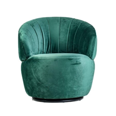 Dance Swivel Armchair, Green