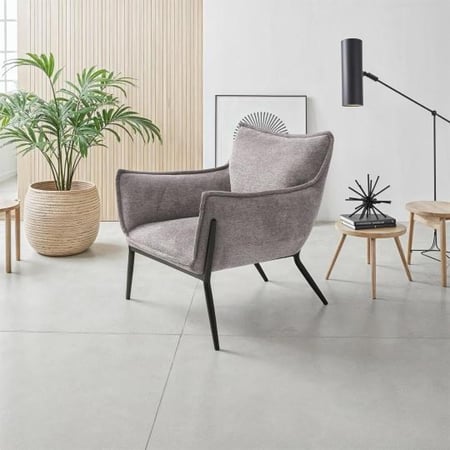 Calgary Armchair, Light Grey