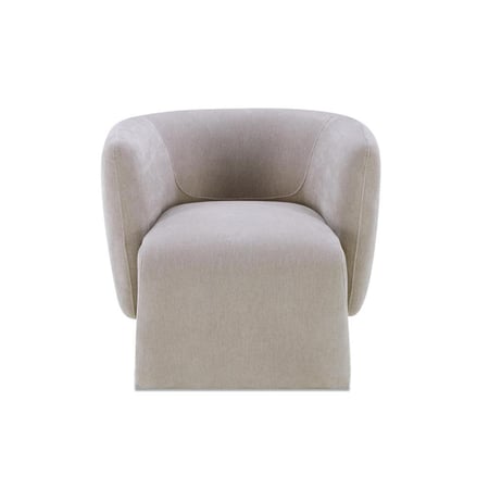 Custy Curved Armchair, Grey