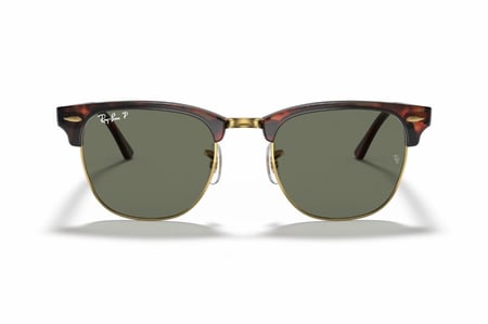 نظارة شمسية راي بان كلوب ماستر للجنسين RB 3016 99058 بعدسات خضراء