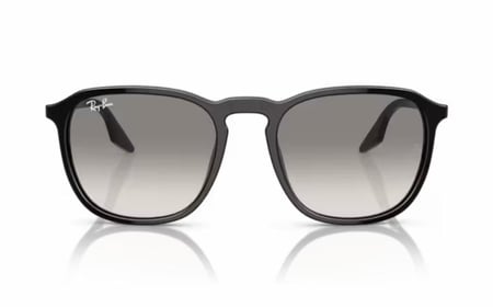 نظارة شمسية راي بان مربعة رجالية RB 2203 901-32 بإطار أسود