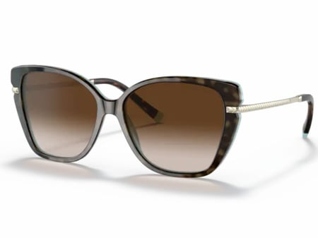 نظارة شمسية تيفاني نسائية بإطار ذهبي بني TF 4190 8134-3B