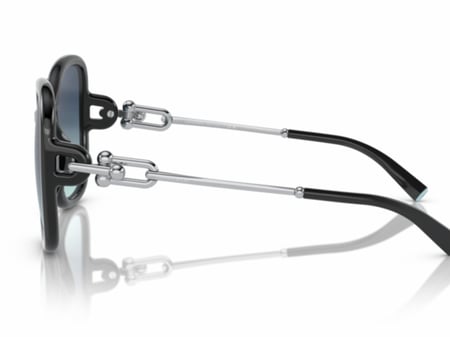 نظارة شمسية تيفاني نسائية مربعة TF 4202-U 8342-9S زرقاء مدرجة