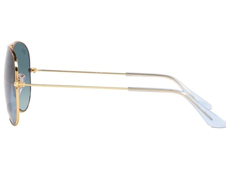 نظارة شمسية راي بان افياتور RB 3025 001-3M للجنسين بعدسات زرقاء مدرجة